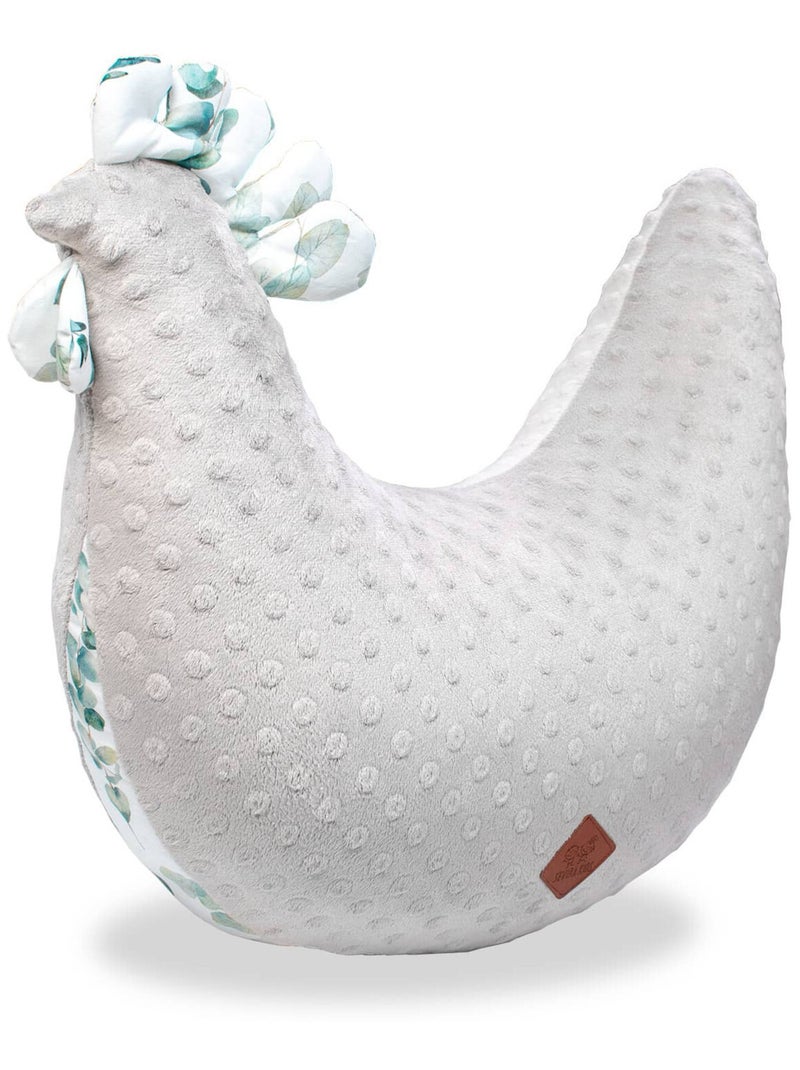 Coussin d'allaitement Poule, Eucalyptus SEVIRA KIDS Gris - Kiabi