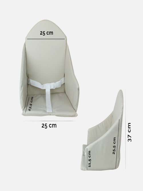 Coussin d'assise universel Miam avec harnais pour chaise haute bébé - Monsieur Bébé - Kiabi