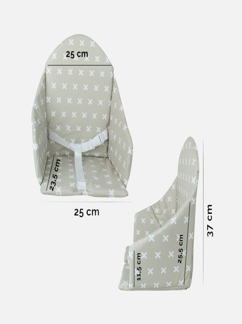 Coussin d'assise universel Miam avec harnais pour chaise haute bébé - Monsieur Bébé - Kiabi