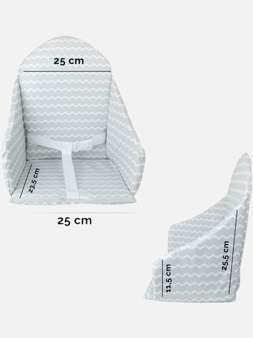 Coussin d'assise universel Miam avec harnais pour chaise haute bébé - Monsieur Bébé - Kiabi Coussin d'assise universel Miam avec harnais pour chaise haute bébé - Monsieur Bébé - Kiabi