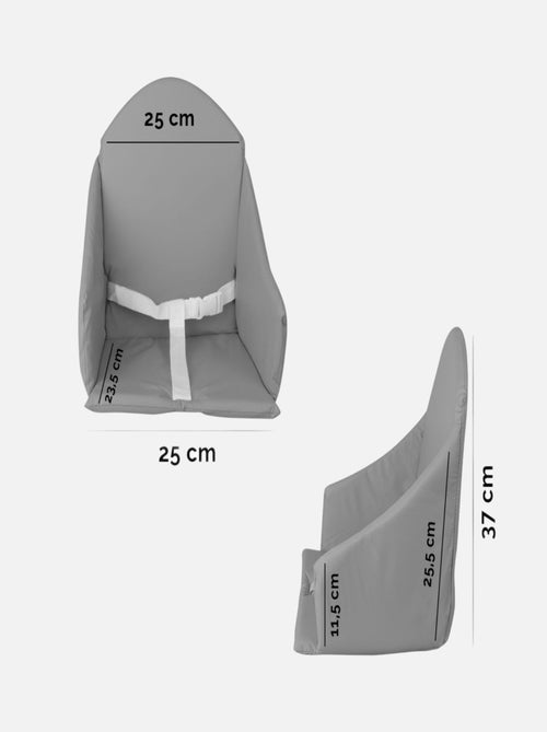 Coussin d'assise universel Miam avec harnais pour chaise haute bébé - Monsieur Bébé - Kiabi