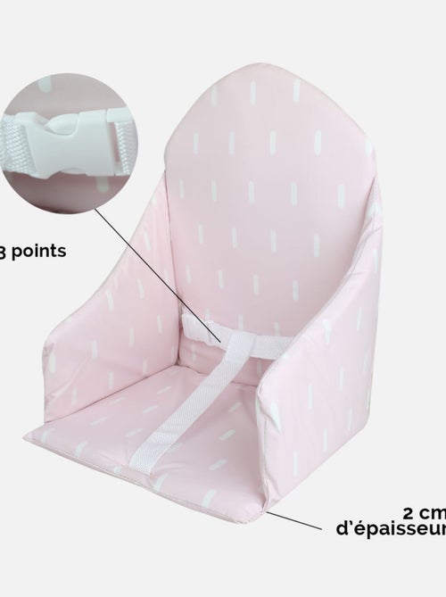 Coussin d'assise universel Miam avec harnais pour chaise haute bébé - Monsieur Bébé - Kiabi