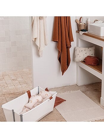 Coussin de bain bébé arc-en-ciel