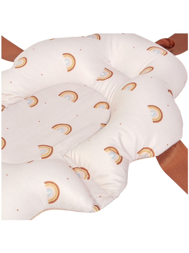 Coussin de bain bébé arc-en-ciel Beige - Kiabi