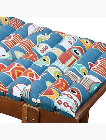 Coussin de bain de soleil 60x180 cm COLOR FISH