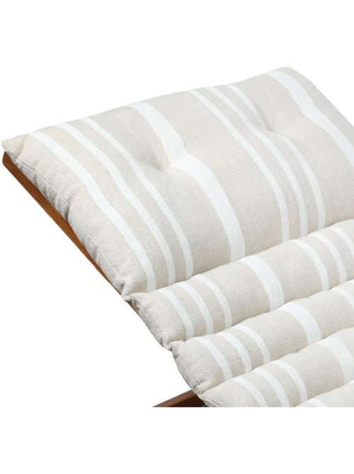 Coussin de bain de soleil 60x180 cm rayé - Kiabi
