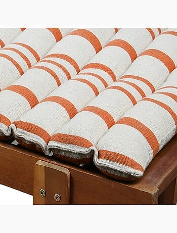 Coussin de bain de soleil 60x180 cm rayé