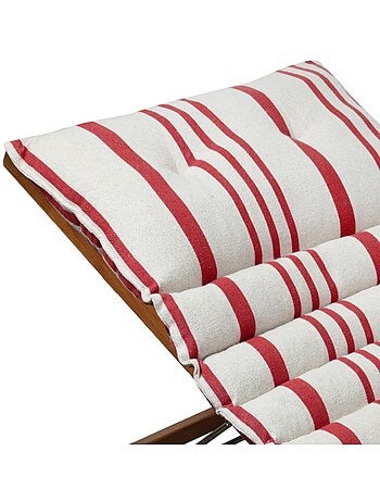 Coussin de bain de soleil 60x180 cm rayé