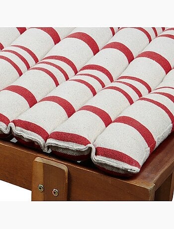 Coussin de bain de soleil 60x180 cm rayé