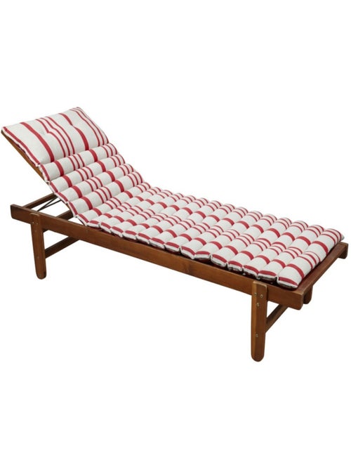 Coussin de bain de soleil 60x180 cm rayé - Kiabi