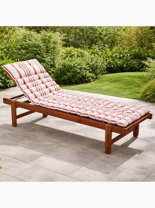 Coussin de bain de soleil 60x180 cm rayé - Kiabi