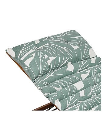 Coussin de bain de soleil 60x180x5 cm vert