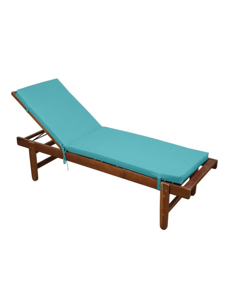 Coussin de bain de soleil 60x190x4 cm AQUA Bleu - Kiabi