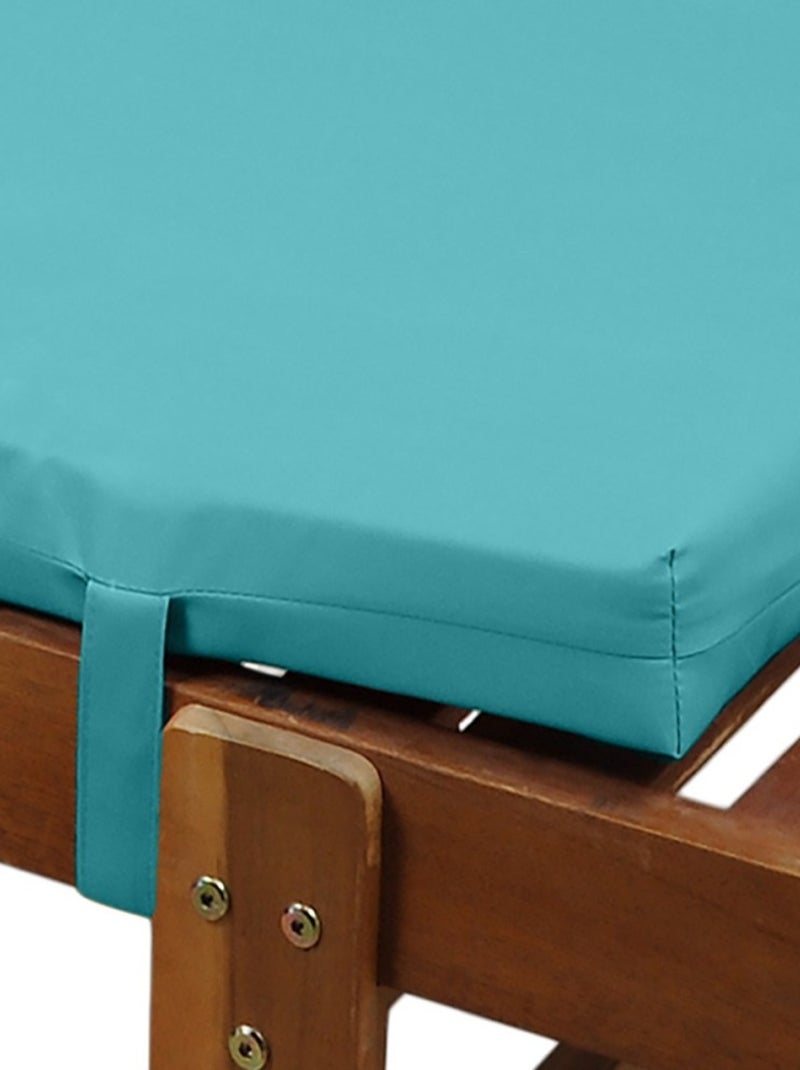 Coussin de bain de soleil 60x190x4 cm AQUA Bleu - Kiabi