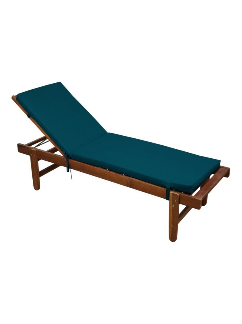 Coussin de bain de soleil 60x190x4 cm BLEU Bleu - Kiabi