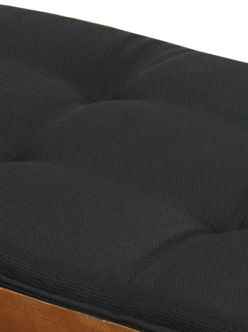 Coussin de bain de soleil 60x190x4 cm Noir - Kiabi