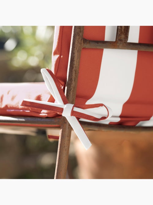 Coussin de chaise assise et dossier imperméable  à rayures ARCACHON - Kiabi