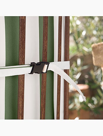 Coussin de chaise assise et dossier imperméable à rayures ARCACHON