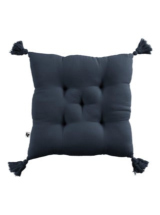 Coussin de chaise Assise matelassée gaze de coton gaia
