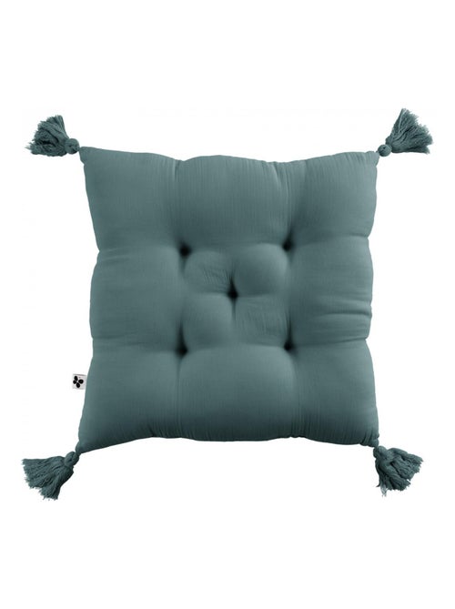 Coussin de chaise Assise matelassée gaze de coton gaia - Kiabi Coussin de chaise Assise matelassée gaze de coton gaia - Kiabi