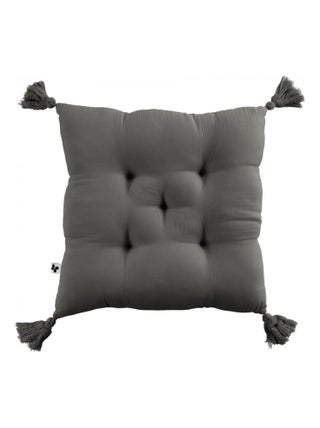 Coussin de chaise Assise matelassée gaze de coton gaia