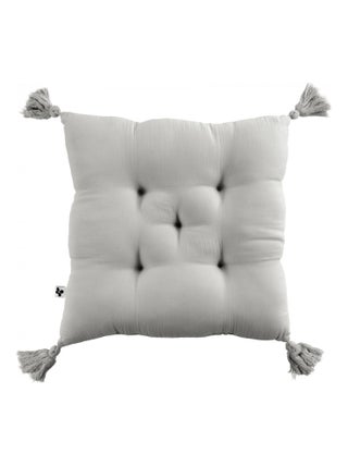 Coussin de chaise Assise matelassée gaze de coton gaia