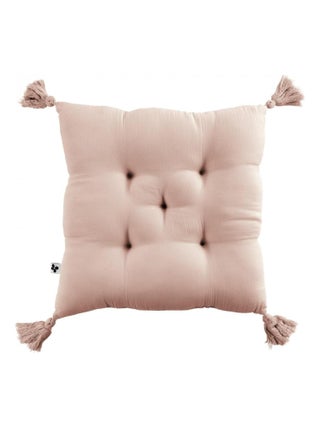 Coussin de chaise Assise matelassée gaze de coton gaia