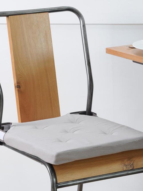 Coussin de chaise bicolore - Kiabi