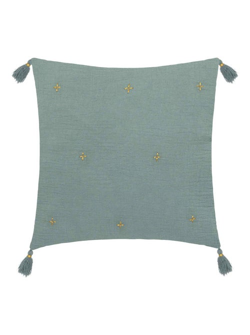 Coussin de chaise brodé rectangulaire JAMANA - Kiabi Coussin de chaise brodé rectangulaire JAMANA - Kiabi