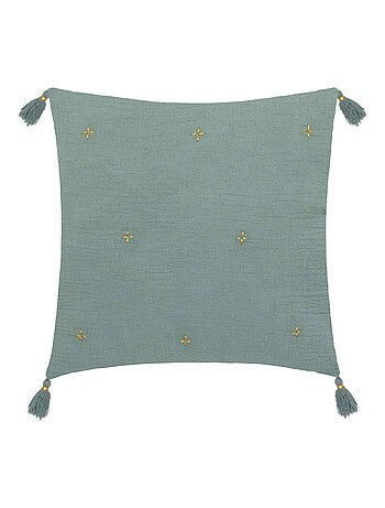 Coussin de chaise brodé rectangulaire Starke