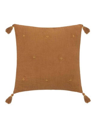 Coussin de chaise brodé rectangulaire Starke