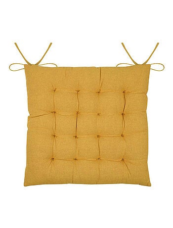 Coussin de chaise en coton coloré 38 cm