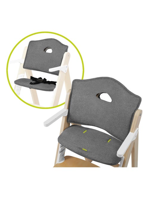 Coussin de chaise évolutif LIONELO Floris - Gris - Pour bébé de 6 mois à 3 ans - Kiabi Coussin de chaise évolutif LIONELO Floris - Gris - Pour bébé de 6 mois à 3 ans - Kiabi
