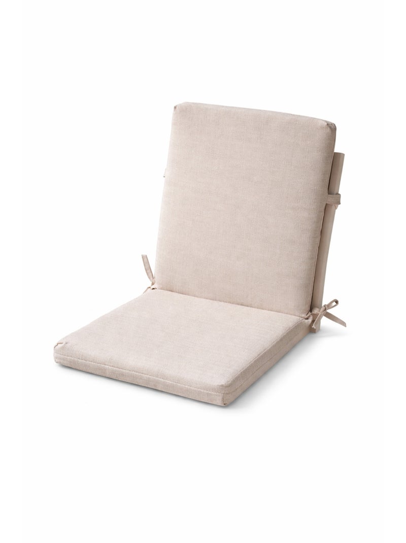 Coussin de chaise extérieur haute résistance FERRET Beige coquille - Kiabi