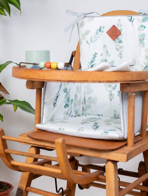Coussin de chaise haute bébé, Eucalyptus - Kiabi