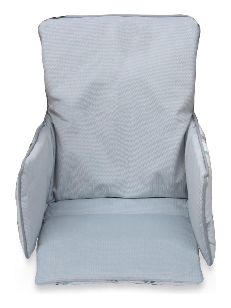 Coussin De Chaise Haute Bébé En Coton - Pour Chaises En Bois Alpha+, Beta+, Arketa - 47x25x4 Cm