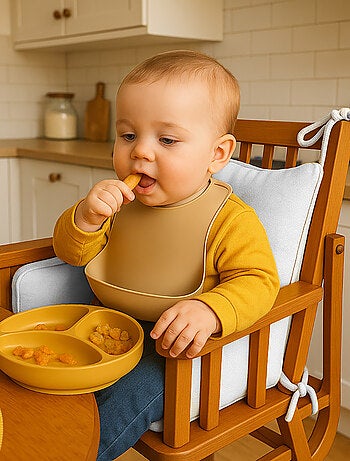 Coussin de Chaise Haute en Coton Bio Honey