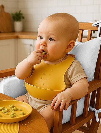 Coussin de Chaise Haute en Coton Bio Honey