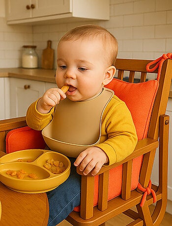 Coussin de Chaise Haute en Coton Bio Honey