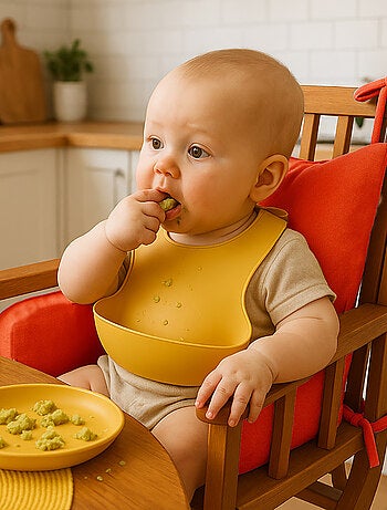 Coussin de Chaise Haute en Coton Bio Honey