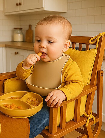 Coussin de Chaise Haute en Coton Bio Honey