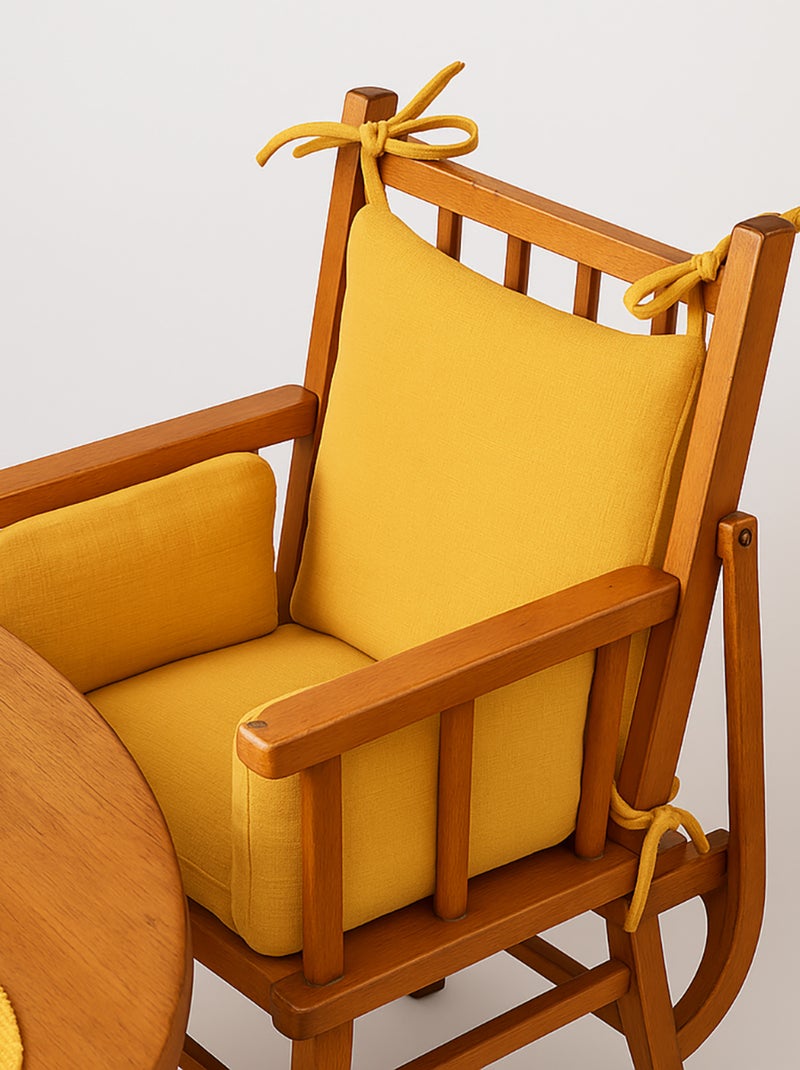 Coussin de Chaise Haute en Coton Bio Honey Miel - Kiabi