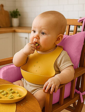 Coussin de Chaise Haute en Coton Bio Honey