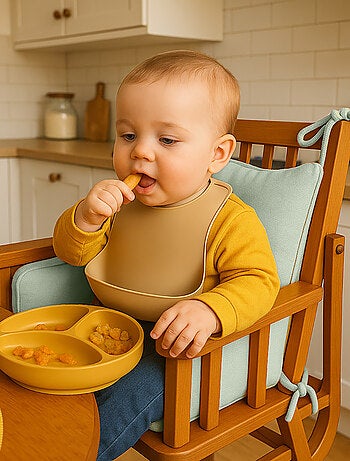 Coussin de Chaise Haute en Coton Bio Honey