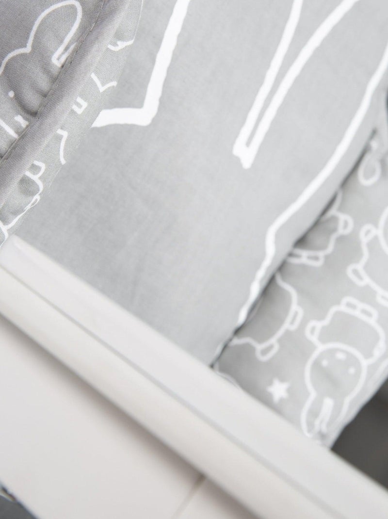 Coussin de chaise haute épais imprimé miffy® ROBA Gris Blanc - Kiabi