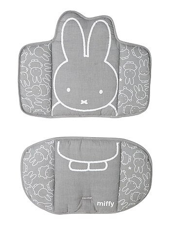 Coussin de chaise haute évolutive lavable en 2 pièces - Motif lapin - 'Roba miffy®'