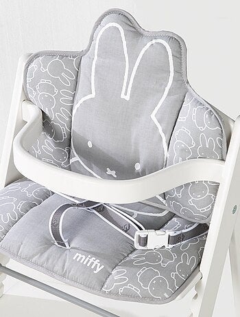 Coussin de chaise haute évolutive lavable en 2 pièces - Motif lapin - 'Roba miffy®'