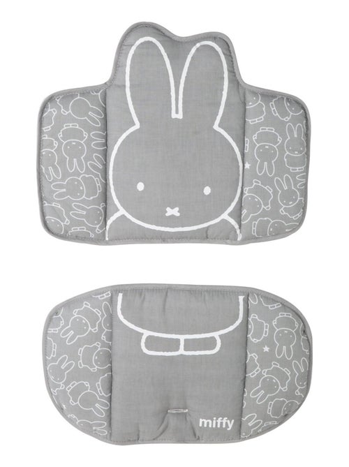 Coussin de chaise haute évolutive lavable en 2 pièces - Motif lapin - 'Roba miffy®' - Kiabi