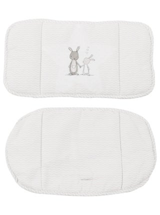 Coussin de chaise haute évolutive lavable en 2 pièces 'Roba fox et bunny'