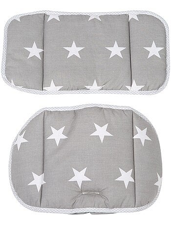 Coussin de chaise haute évolutive lavable en 2 pièces 'Roba little stars'